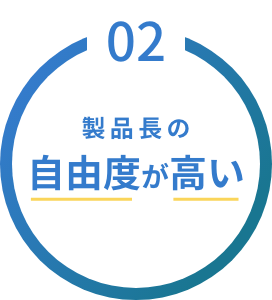 自由度が高い